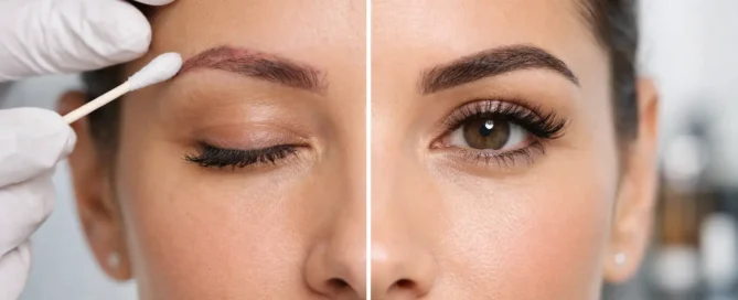 Brow Tattoo Correction Before After Results
