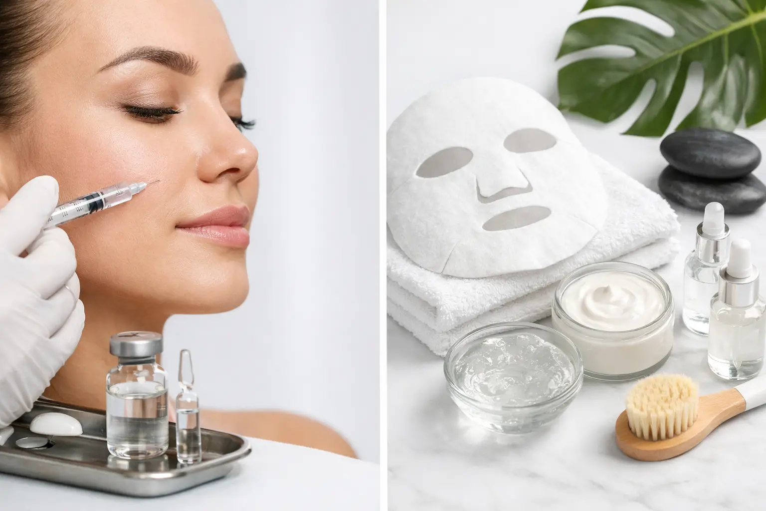 Cosmetic Injectables vs Skin Treatments