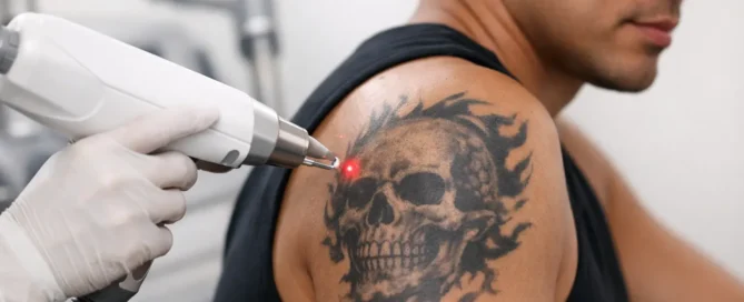 Tattoo Removal for Dark Ink Example