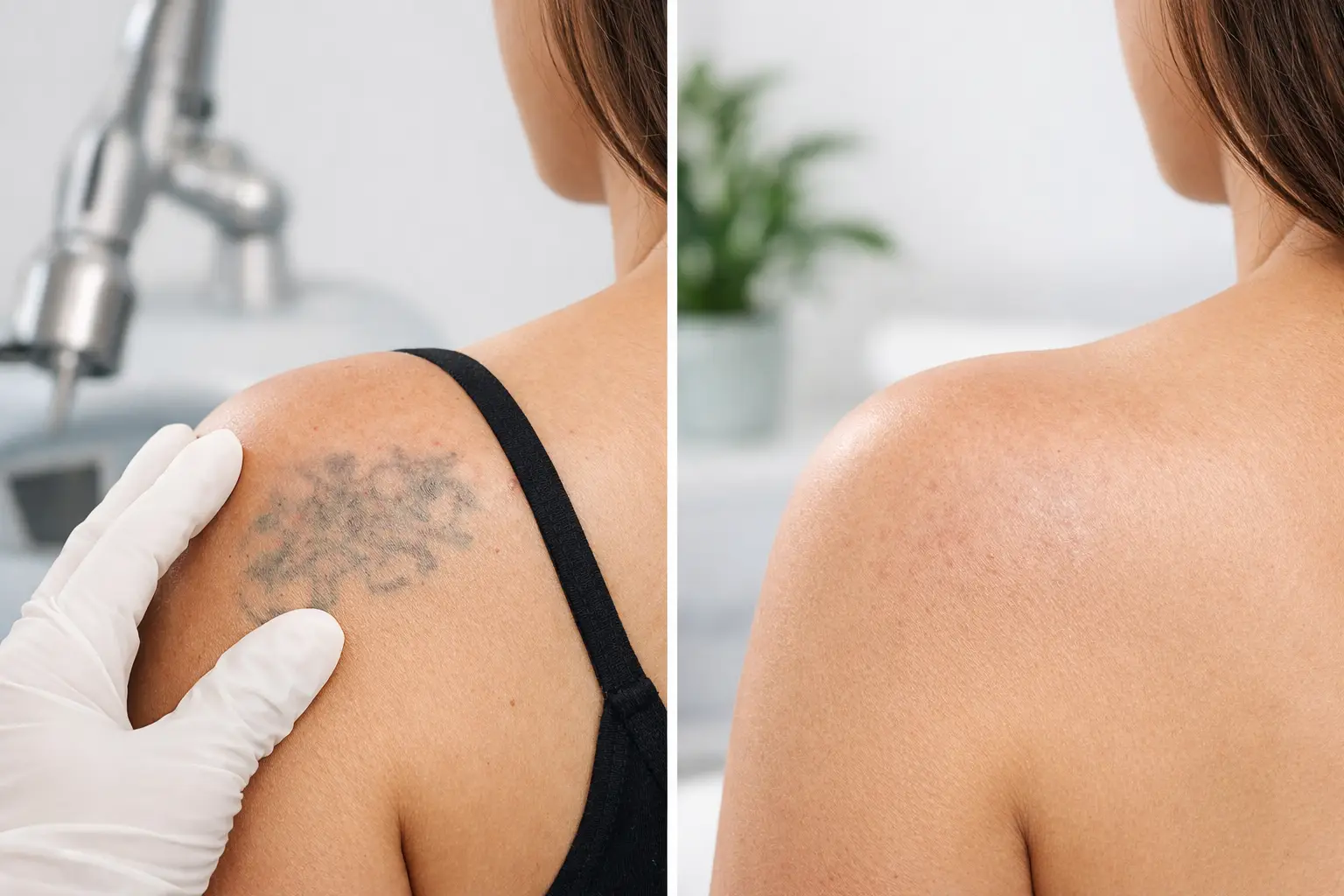 Tattoo Removal Healing Journey Example