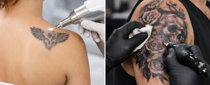 Laser Tattoo Removal vs Cover Up