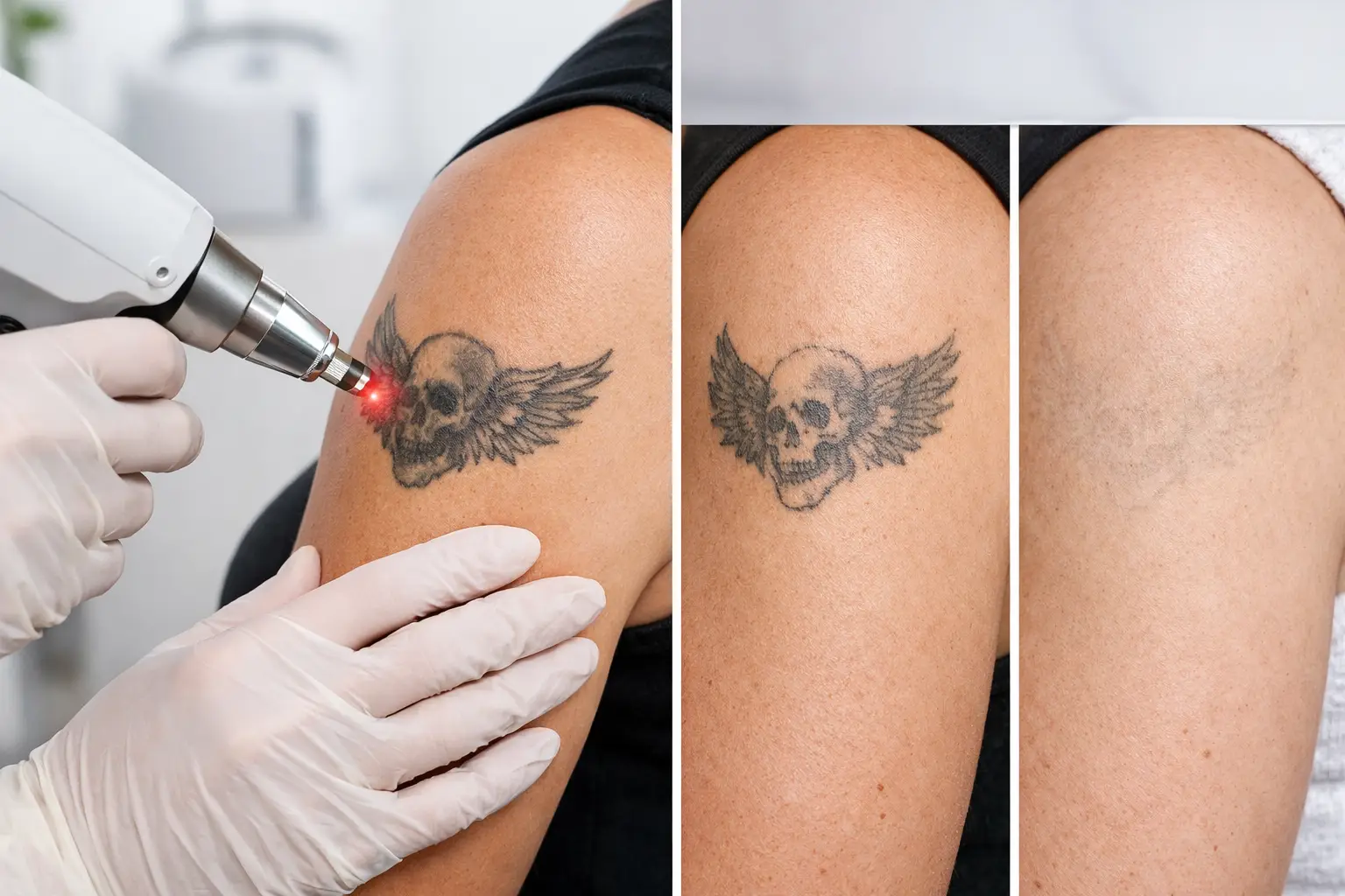 Laser Tattoo Fading Examples and Realistic Results